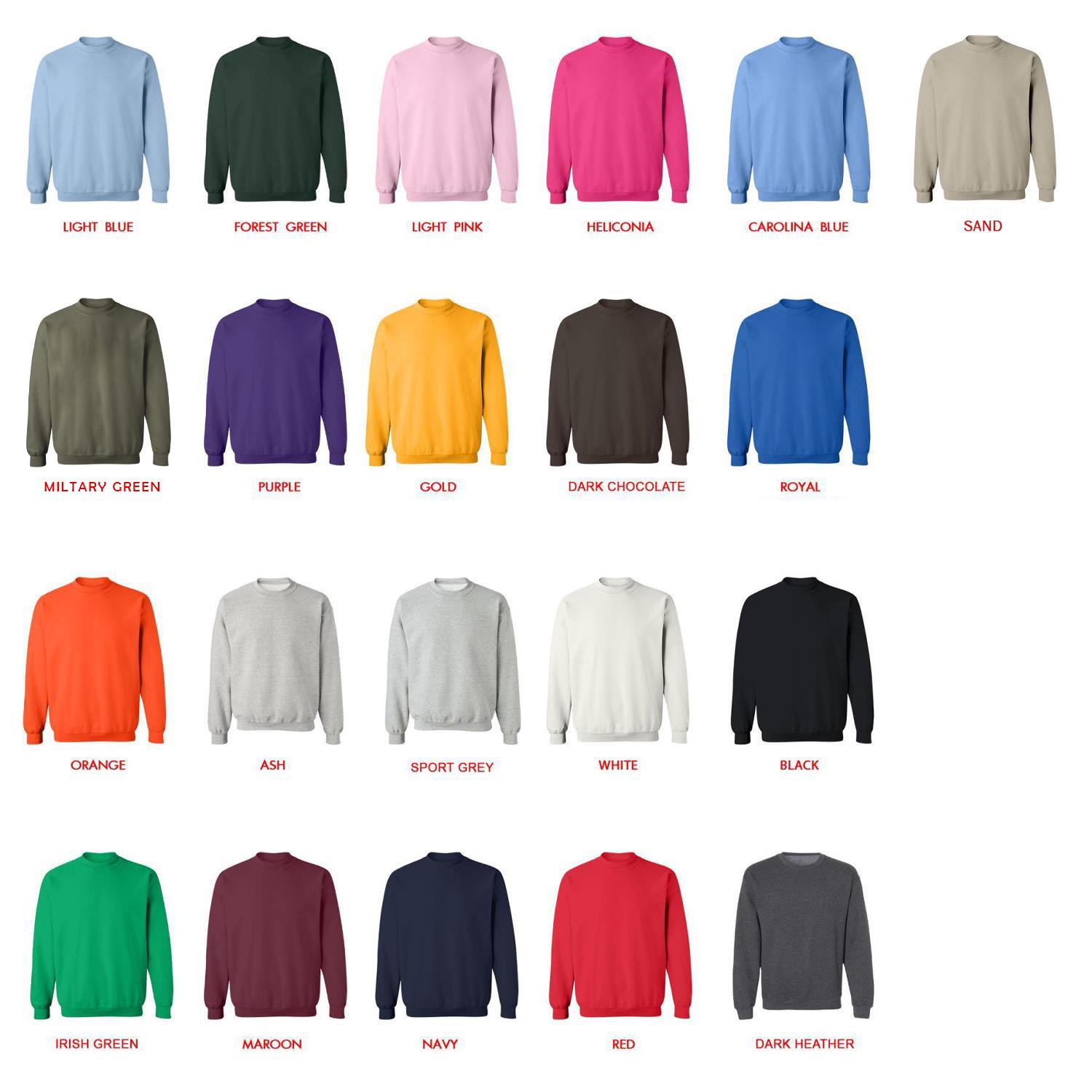 sweatshirt color chart - Bungo Stray Dogs Shop