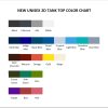 tank top color chart - Bungo Stray Dogs Shop