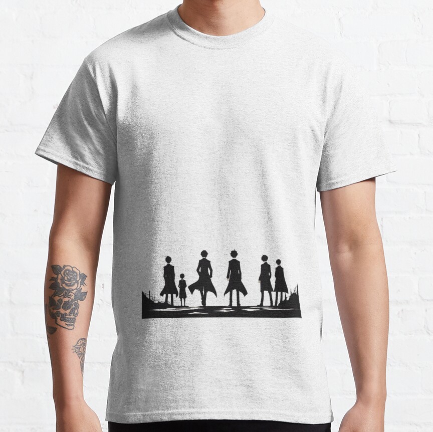 ssrcoclassic teemensfafafaca443f4786front altsquare product1000x1000.u1 13 - Bungo Stray Dogs Shop