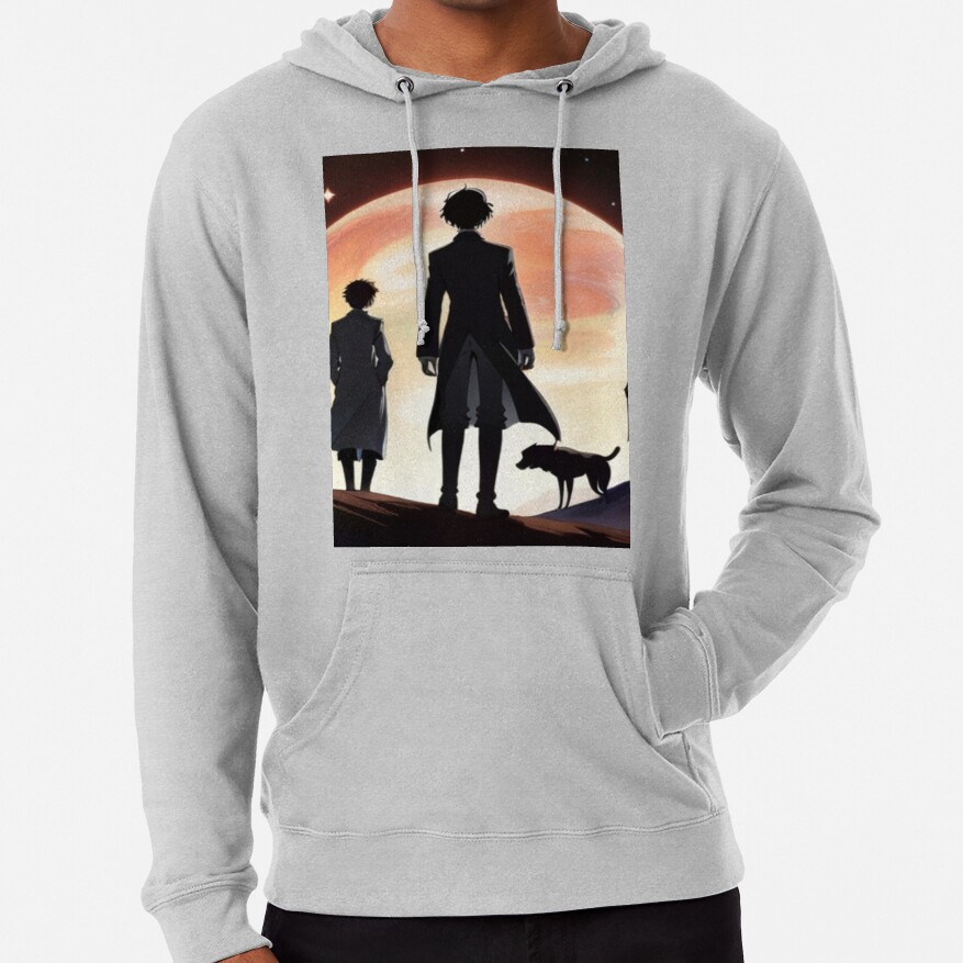 ssrcolightweight hoodiemensheather greyfrontsquare productx1000 bgf8f8f8 13 - Bungo Stray Dogs Shop