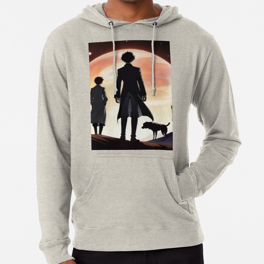 ssrcolightweight hoodiemensheather oatmealfrontsquare productx1000 bgf8f8f8 - Bungo Stray Dogs Shop