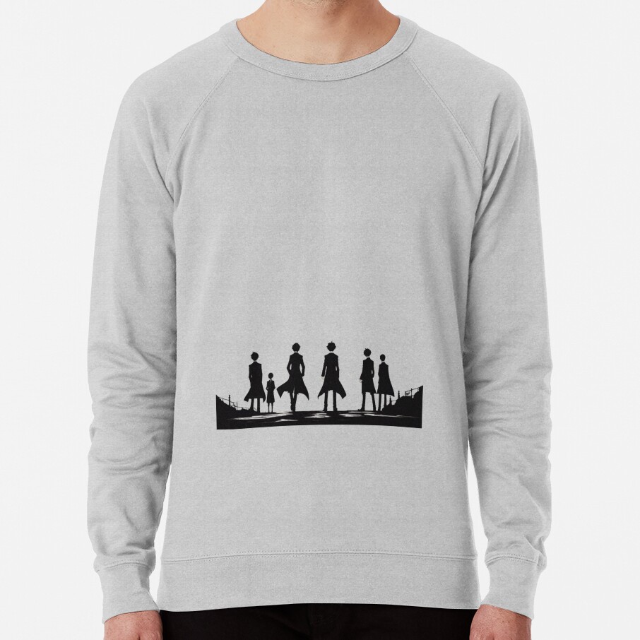 ssrcolightweight sweatshirtmensheather greyfrontsquare productx1000 bgf8f8f8 5 - Bungo Stray Dogs Shop