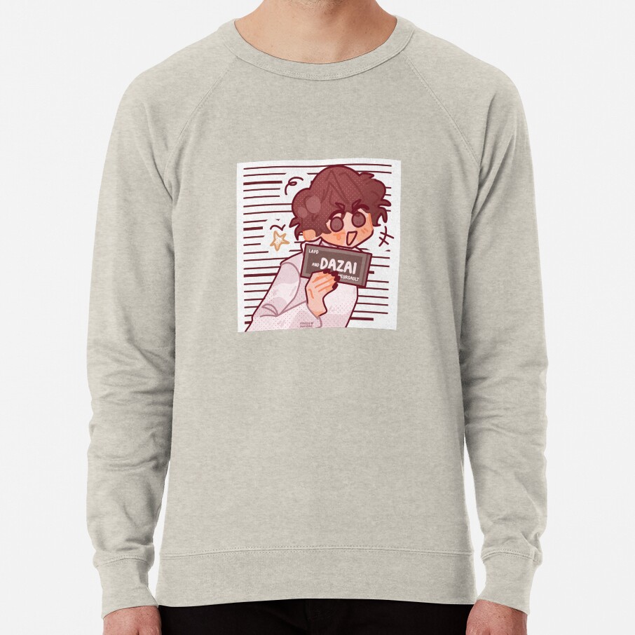 ssrcolightweight sweatshirtmensoatmeal heatherfrontsquare productx1000 bgf8f8f8 14 - Bungo Stray Dogs Shop
